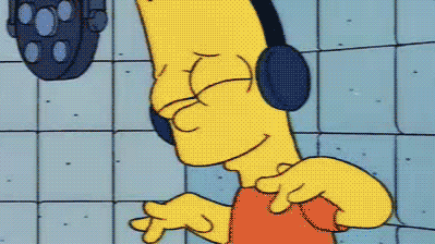 Bart escuchando música