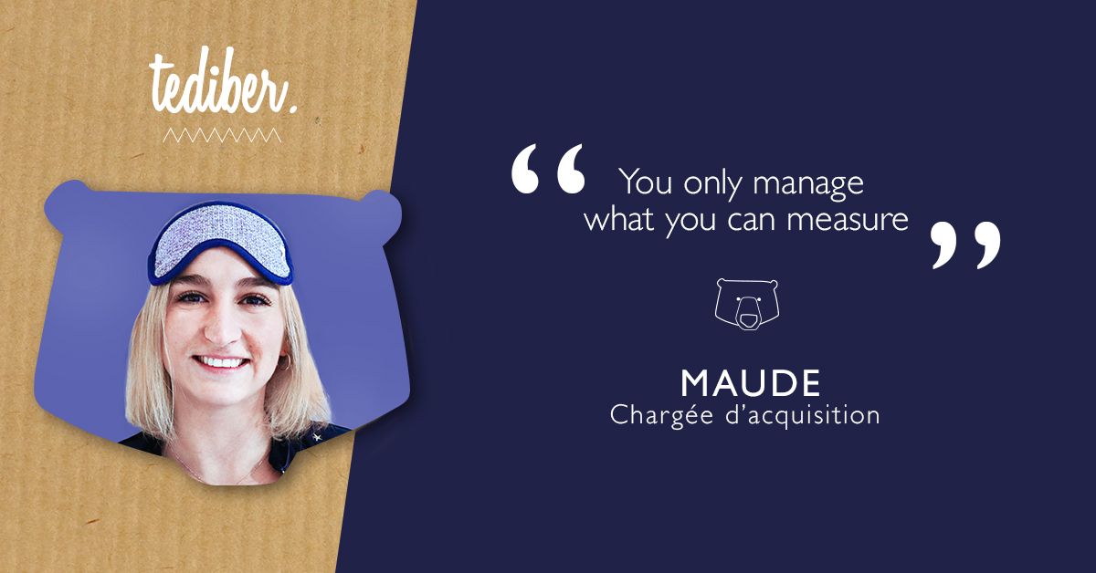 Maude incroyable chargée d'acquisition online pour Tediber