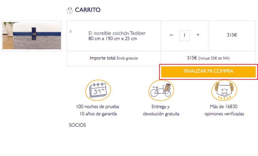 codigo descuento tediber