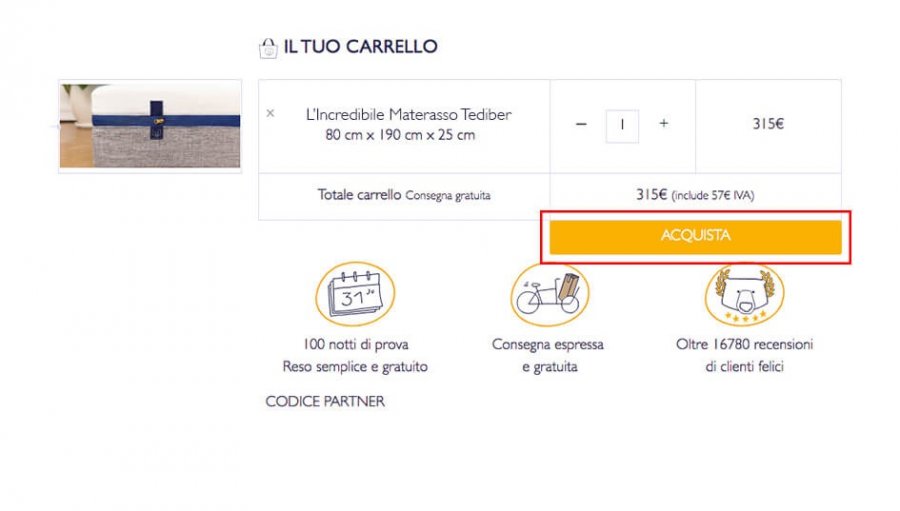 sconto tediber